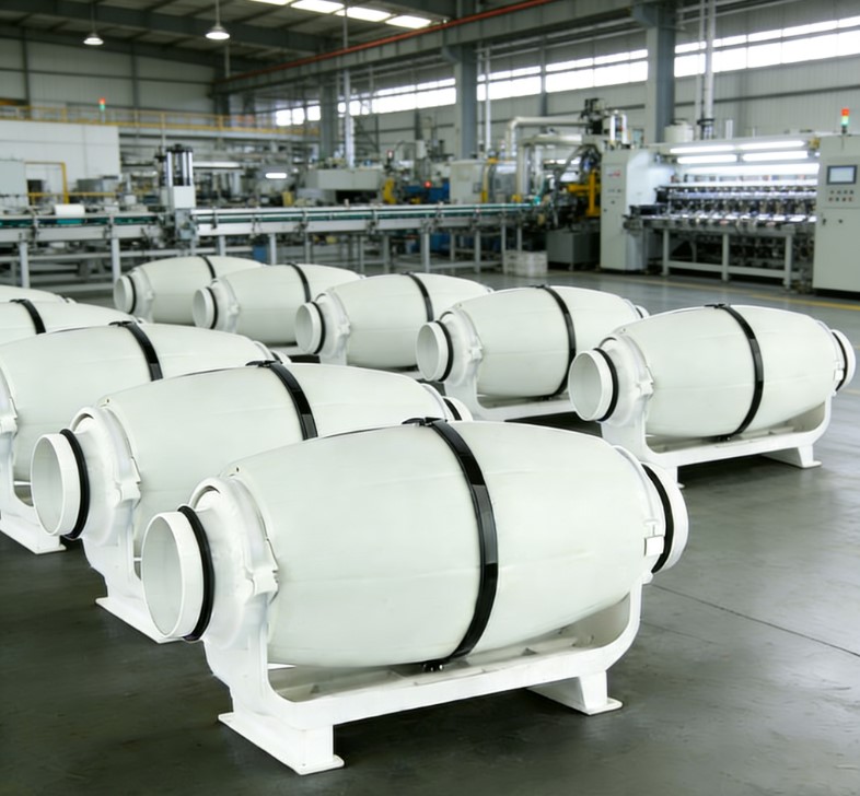 Могут ли канальные бесшумные вентиляторы работать во влажных или промышленных зонах?